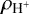$\rho_{\textrm{H}^{&#x002B;}}$