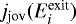 $j_{\textrm{jov}}(E^{\textrm{exit}}_i)$