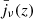 $ \bar{j}_{\nu}(z) $