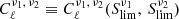 $ C^{\nu_1,\,\nu_2}_{\ell}\equiv C^{\nu_1,\,\nu_2}_{\ell}(S_{\rm lim}^{\nu_1},\,S_{\rm lim}^{\nu_2}) $