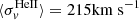 $ \langle \sigma_v^\mathrm{HeII} \rangle = 215 {\rm km\ s}^{-1} $
