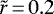 $\tilde{r} \,{=}\, 0.2$