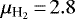 $\mu_{\textrm{H}_{2}}\,{=}\,2.8$