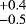 $^{&#x002B;0.4}_{-0.5}$