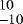 $^{10}_{-10}$