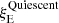 $ \xi_\mathrm{E}^\mathrm{Quiescent} $