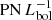 $ \mathrm{PN}\,L^{-1}_{\mathrm{bol}} $