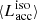 $ \langle L_{\mathrm{acc}}^{\mathrm{iso}}\rangle $