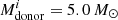 $ M^i_\mathrm{donor}=5.0\,M_\odot $