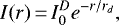 \begin{equation*} I(r)\,{=}\,I_0^D e^{-r/r_d}, \label {isophot} \end{equation*}