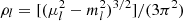 $ \rho_l=[(\mu_l^2 - m_l^2)^{3/2}]/(3\pi^2) $
