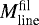 $M_{\textrm{line}}^{\textrm{fil}}$