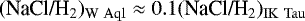 $(\mbox{NaCl/H}_2)_{\mathrm{W~Aql}}\approx 0.1 (\mbox{NaCl/H}_2)_{\mathrm{IK~Tau}}$