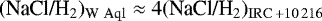 $(\mbox{NaCl/H}_2)_{\mathrm{W~Aql}}\approx 4 (\mbox{NaCl/H}_2)_{\mathrm{IRC\,&#x002B;10\,216}}$