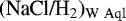 $(\mbox{NaCl/H}_2)_{\mathrm{W~Aql}}$