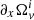$ \partial_x \Omega_{v}^i $
