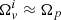 $ \Omega_v^i \approx \Omega_p $