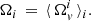$$ \begin{aligned}&\Omega _i \, = \, \langle \,\Omega _v^i \, \rangle _i . \end{aligned} $$