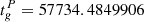 $ t_g^P = 57734.4849906 $
