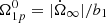 $ \Omega_{1p}^0=|\dot{\Omega}_\infty|/b_1 $