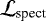 $\mathcal{L}_{\textrm{spect}}$