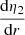 $ \frac{\mathrm{d}\eta_2}{\mathrm{d}r} $