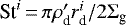 $\text{St}^{i}\,{=}\,\pi \rho&#x0027;_{\text{d}} r_{\text{d}}^i / 2 \Sigma_{\text{g}}$