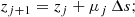 $$ \begin{aligned} z_{j+1}=z_{j}+\mu _{j} \, \Delta s; \end{aligned} $$