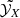 $ \tilde{\mathcal{Y}_X} $