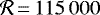$\mathcal{R}\,{=}\,115\,000$