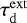 $\tau_{\mathrm{d}}^{\mathrm{ext}}$