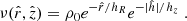 $$ \begin{aligned} \nu (\hat{r},\hat{z}) = \rho _0e^{-\hat{r}/h_{R}}e^{-|\hat{h} |/h_{z}}\;. \end{aligned} $$