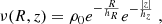 $$ \begin{aligned} \nu (R,z)=\rho _0e^{-\frac{R}{h_{R}}}e^{-\frac{|z |}{h_{z}}}~, \end{aligned} $$