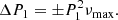 $$ \begin{aligned} \Delta P_1 = \pm P_1^2 \nu _{\rm max} . \end{aligned} $$