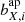 $ b^{\mathrm{ap}}_{X,i} $