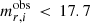 $ {m}^{\mathrm{obs}}_{r,i}\, < \,17.7 $