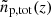 $ \tilde n_{\mathrm{p,tot}}(z) $
