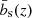 $ \bar b_{\mathrm{s}}(z) $
