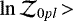 Mathematical equation: $\ln\mathcal{Z}_{0pl}\,{>}\,$