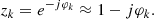 $$ \begin{aligned} z_{k} = e^{-j \varphi _k} \approx 1 -j \varphi _k. \end{aligned} $$