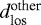 $d_{\textrm{los}}^{\textrm{other}}$