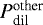 $P^{\textrm{other}}_{\textrm{dil}}$