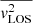 $ \overline{{v}_{\mathrm{LOS}}^{2}} $