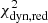 $ \chi^2_{\rm dyn,red} $