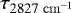 $\tau_{2827 \; \mathrm{cm^{-1}}}$