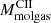 $ M^{\mathrm{CII}}_{\mathrm{molgas}} $