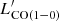 $ L^\prime_{\rm CO(1-0)} $