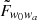$ \tilde{F}_{\mathit{w}_0\mathit{w}_a} $