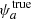$ \psi_a^{\rm true} $