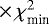 $\,{\times}\,\chi^2_{\textrm{min}}$